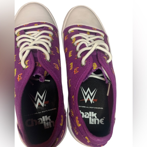 Mens Chalk Line Apparel Lace Up Lo WWE Ultimate Warrior Sz 8 - Picture 3 of 6